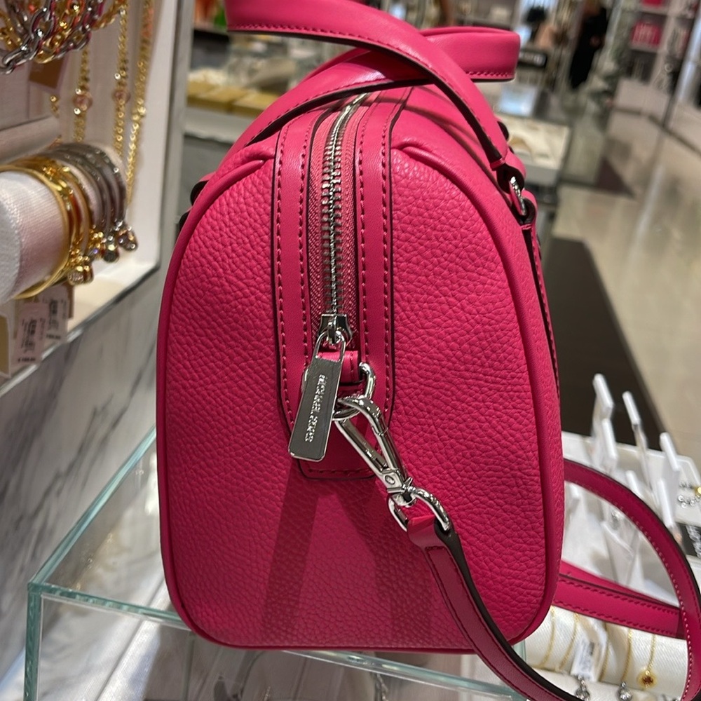 MICHAEL KORS JST TRAVEL MEDIUM DUFFLE SATCHEL SHOULDER CROSSBODY BAG MK SRAGONFR - Picture 4 of 16